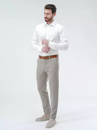 OLYMP LEVEL FIVE | Hemd Body Fit ( extra lange Ärmel ) | weiss